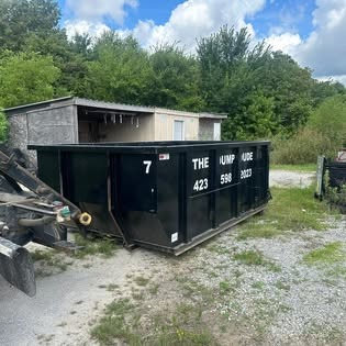 13 yard dumpster placed at a property
